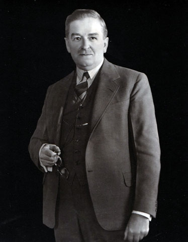 Photo officielle du premier ministre Maurice Duplessis après la Deuxième Guerre mondiale