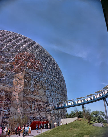 The very remarkable United States pavilion at the Montréal World Fair in 1967