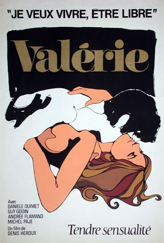 Affiche du film Valérie du réalisateur Denis Héroux
